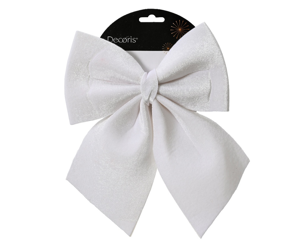 Noeud de noel 20*24 Blanc