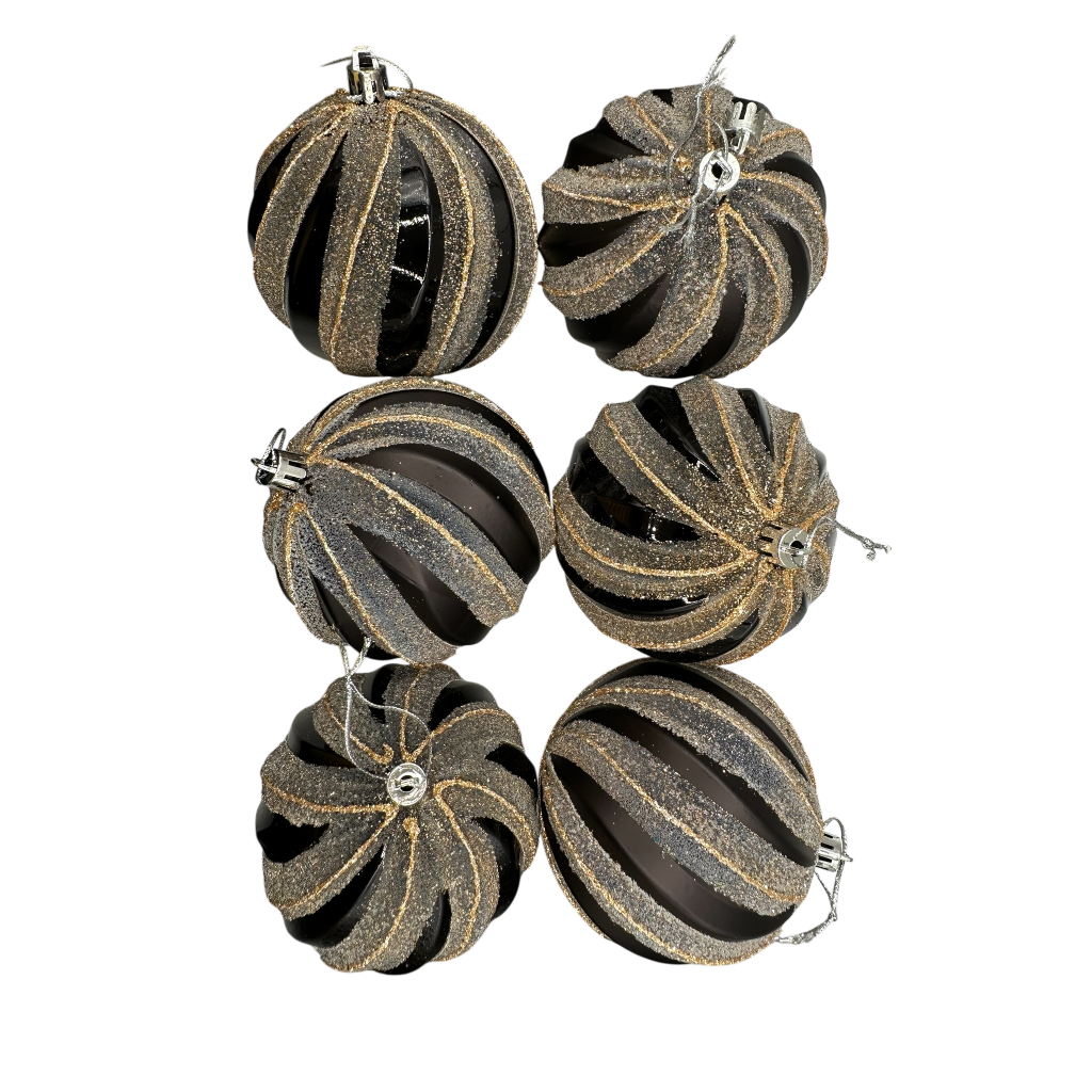 Boule de noel 10cm 6pcs