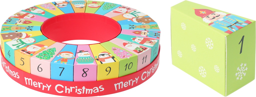 Calendrier de l'avent rond