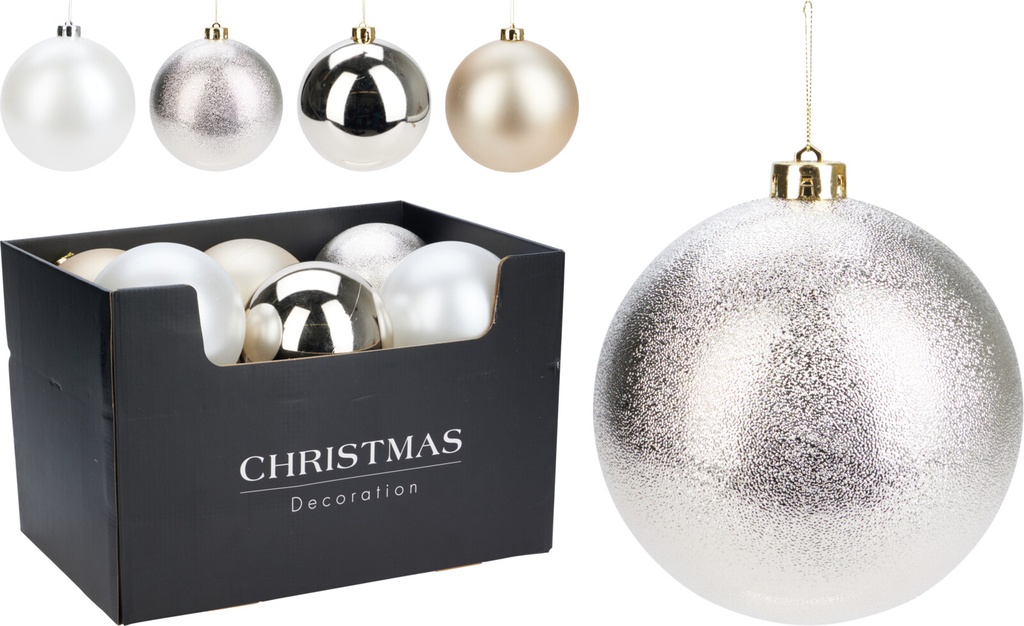 Boule de noel Dia:14cm Dore