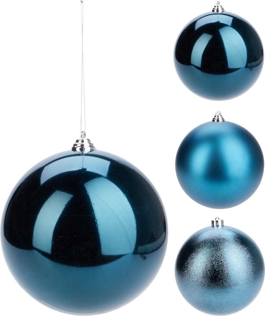 Boule de noel Dia:18cm Bleu