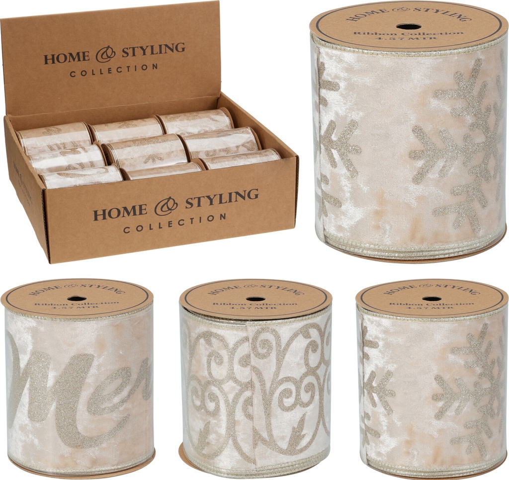 Ruban 450*10 Champagne