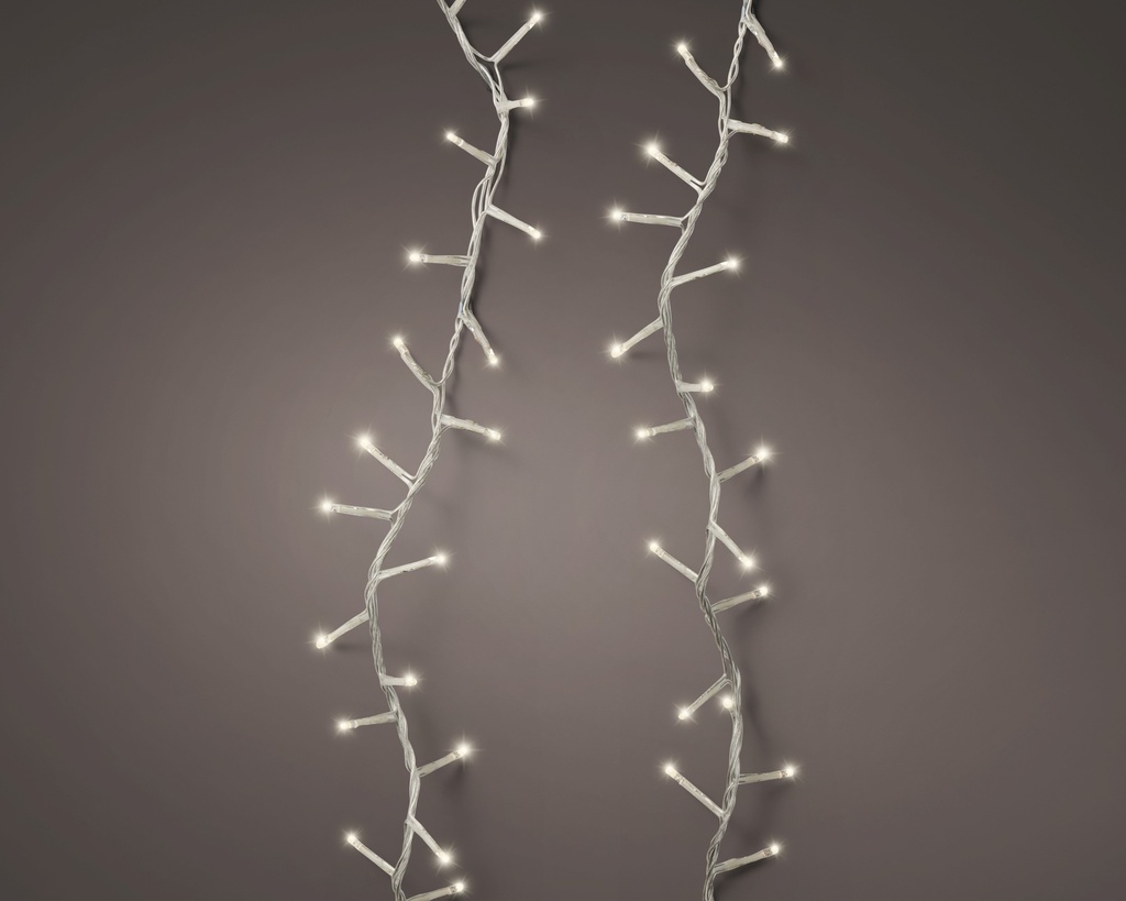 Guirlande lumineux 16m fils transparent/ Blanc Chaud