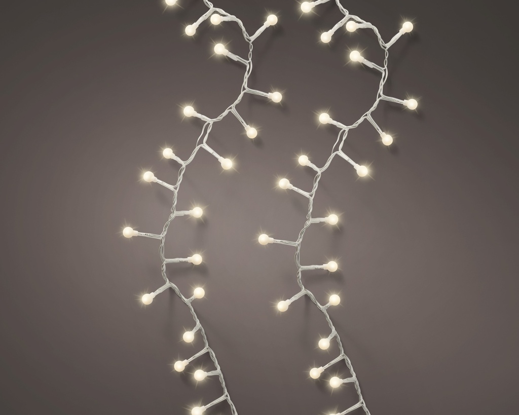 Guirlande lumineux 7,5m fils transparent/Blanc Chaud