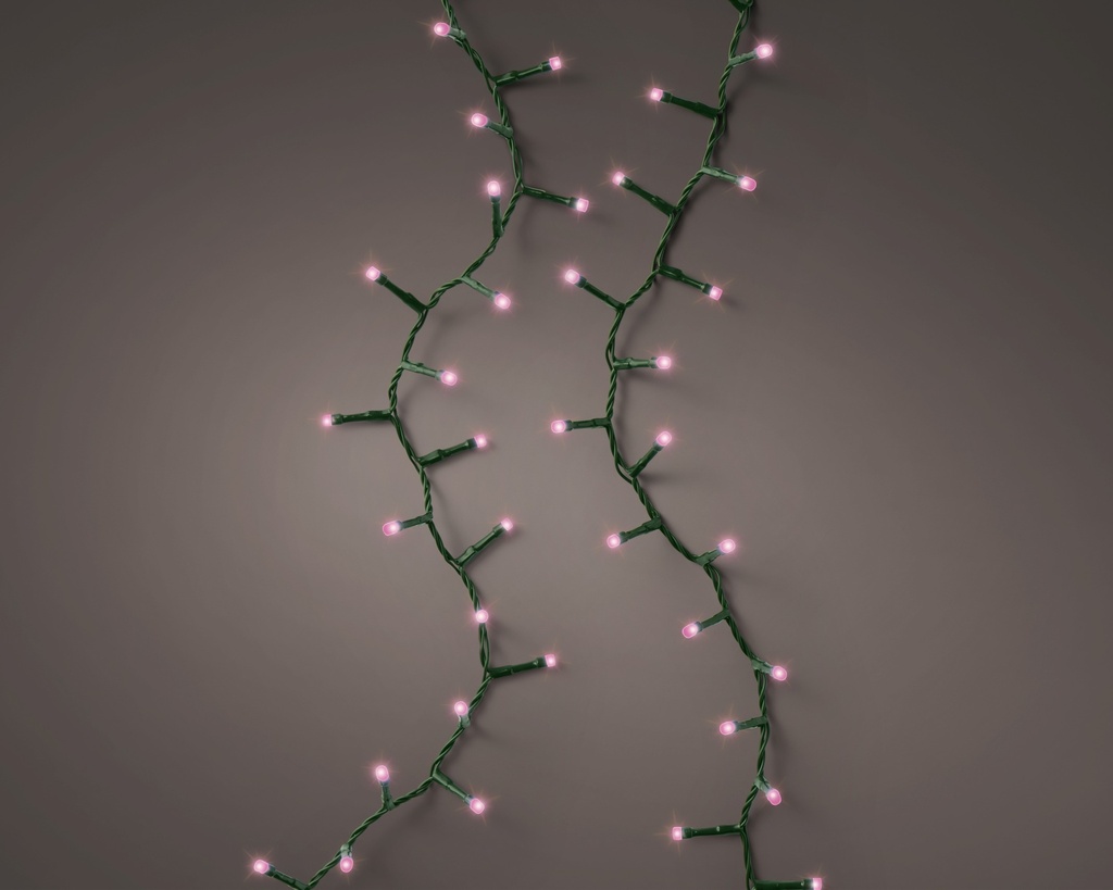 Guirlande lumineux 16m Rose