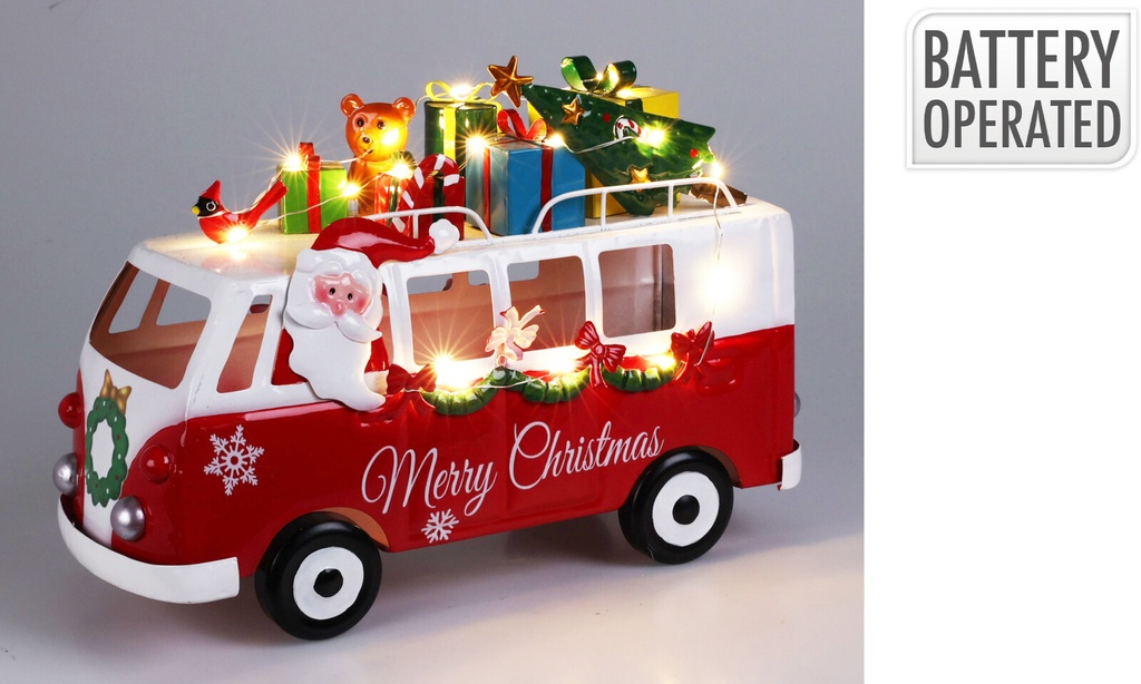 Bus de noel lumineux