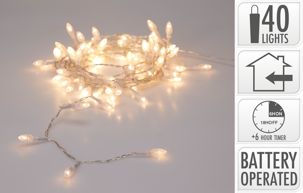 Guirlande lumineuse 40led 3m