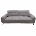 Sofa 3 places 89*221*107cm Sylver