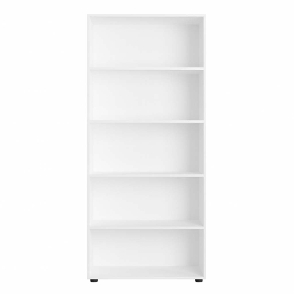 Etagère ESPRESSO 5 étages blanc H200xL69xP35cm 