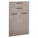 Kit porte + 2 tiroirs Gris Clair