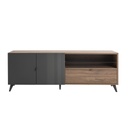 Meuble TV INFINITO 2 portes 1 tiroir H65xL180xP43cm (copie)
