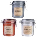 Bougie parfumée bocal apothicaire H10cm M12