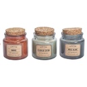 Bougie parfumée pot apoticaire H6.5cm M12
