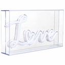 Lampe acrylique led effet neon Love M12