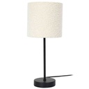 Lampe en métal abat-jour bouclette M6