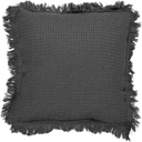 Coussin gauffre vert ANTHRACITE 40x40cm M6 