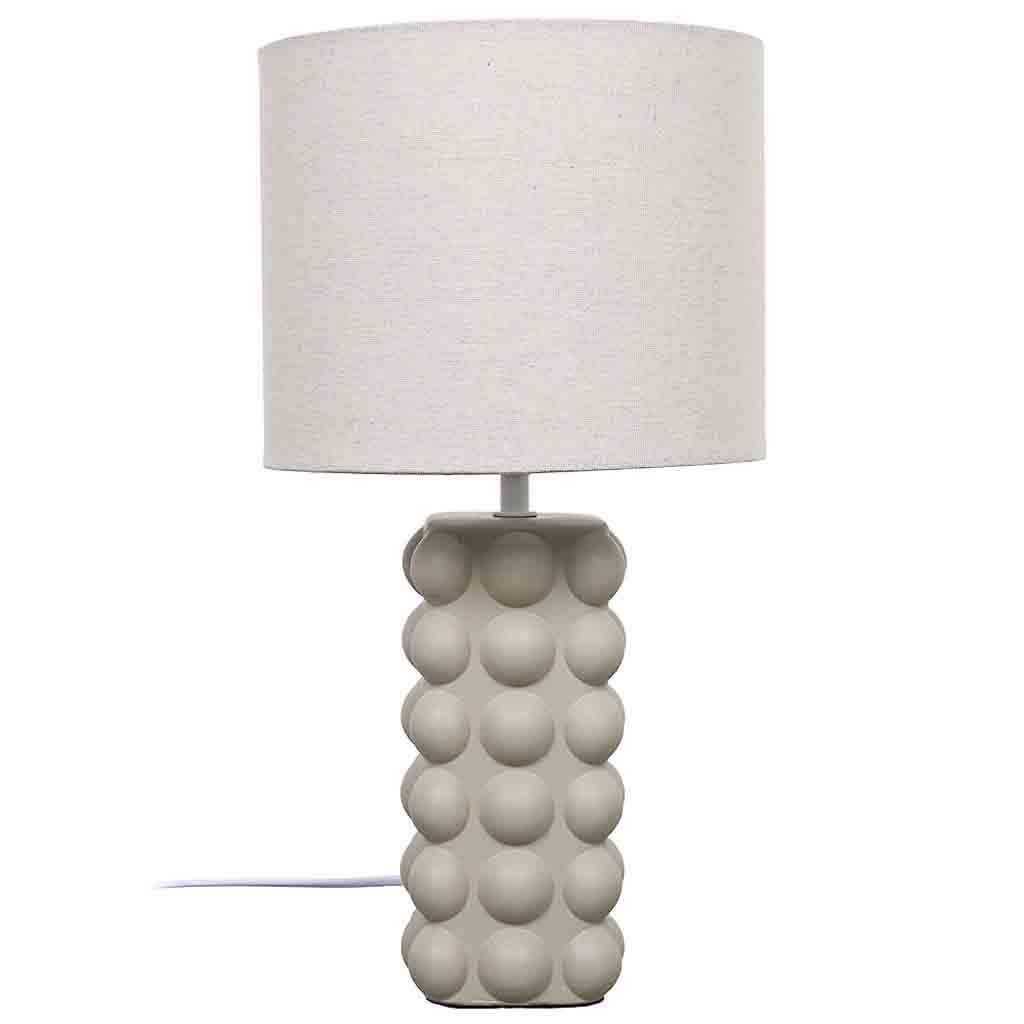 Lampe céramique taupe M6