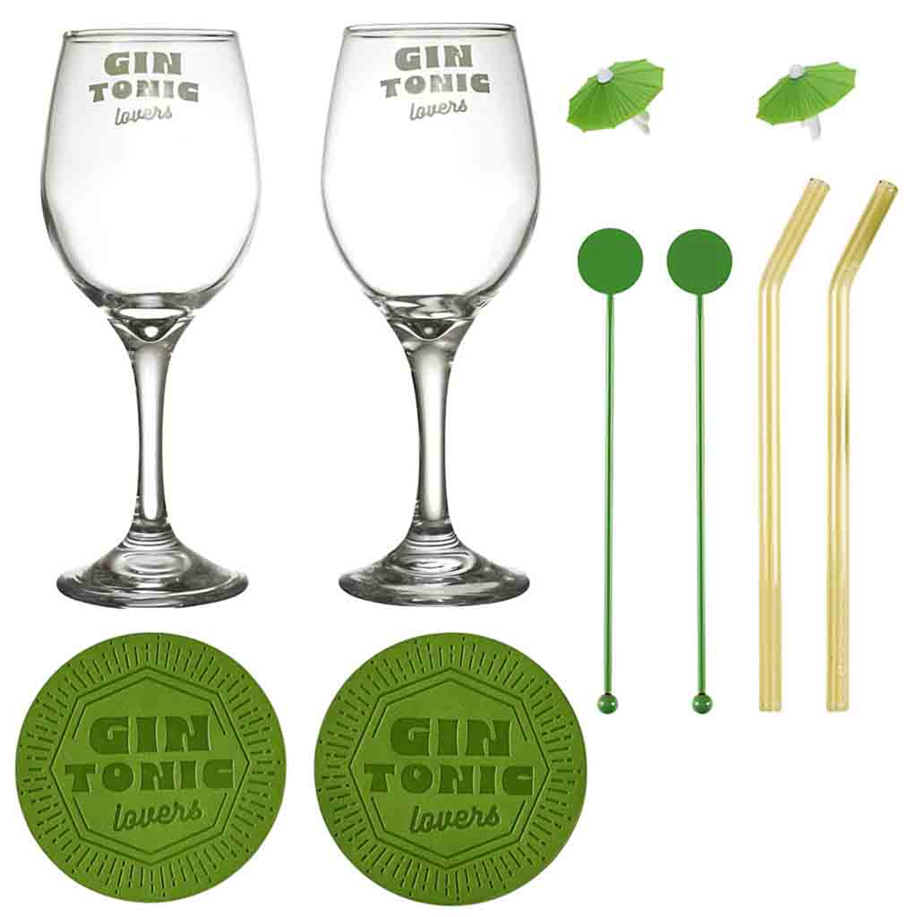 Coffret cocktail 10pcs Gin tonic M6