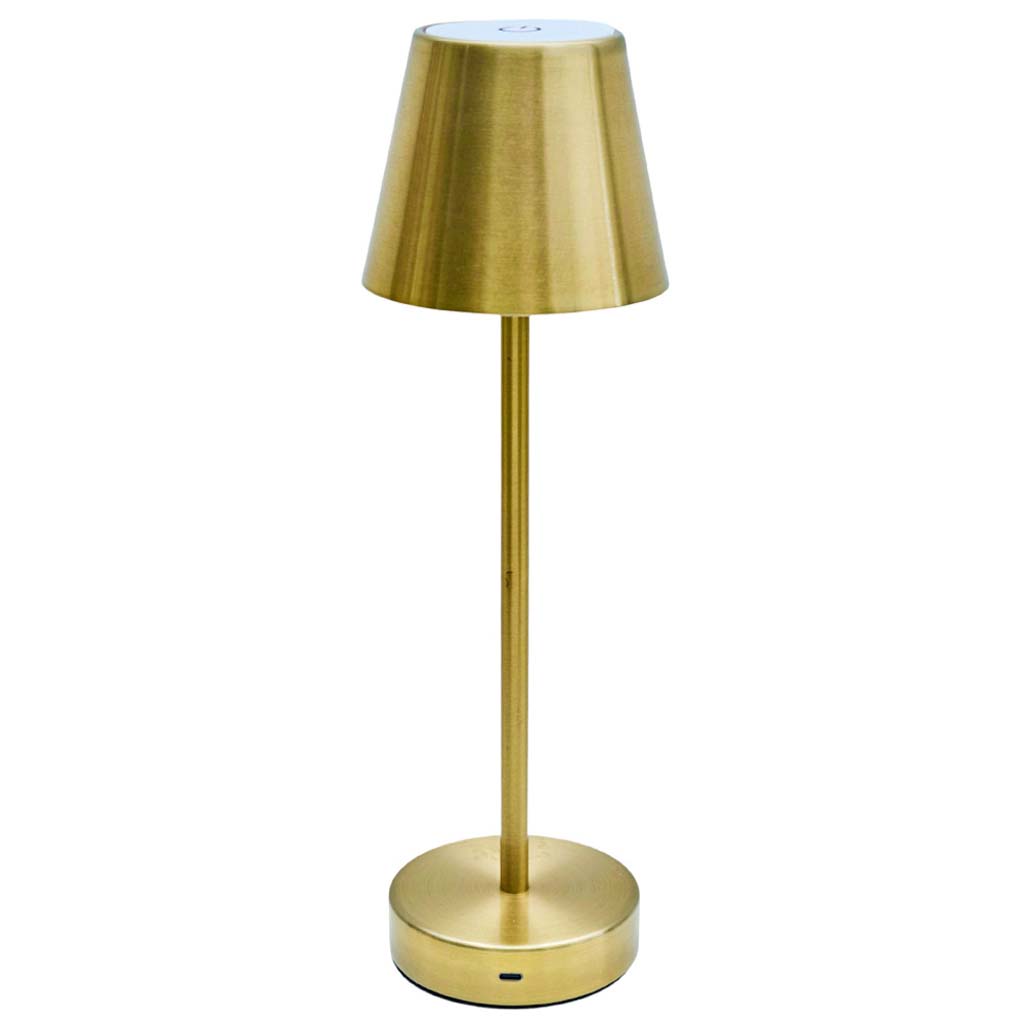 Lampe de table rechargeable USB or H36cm M8