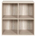 Rangement modulable 4 cases Pietra M1 L67xH66xP32cm