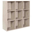 Rangement modulable 9 cases Pietra M1 L100xH99xP32cm