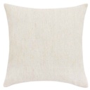 Coussin déhoussable compresse 45x45cm effet lin tisse Nando naturel