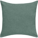 Coussin déhoussable compresse 60X60cm effet lin tisse Nando cedre