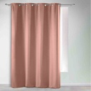 Rideau à oeillets 135x240cm occultant uni occult blush
