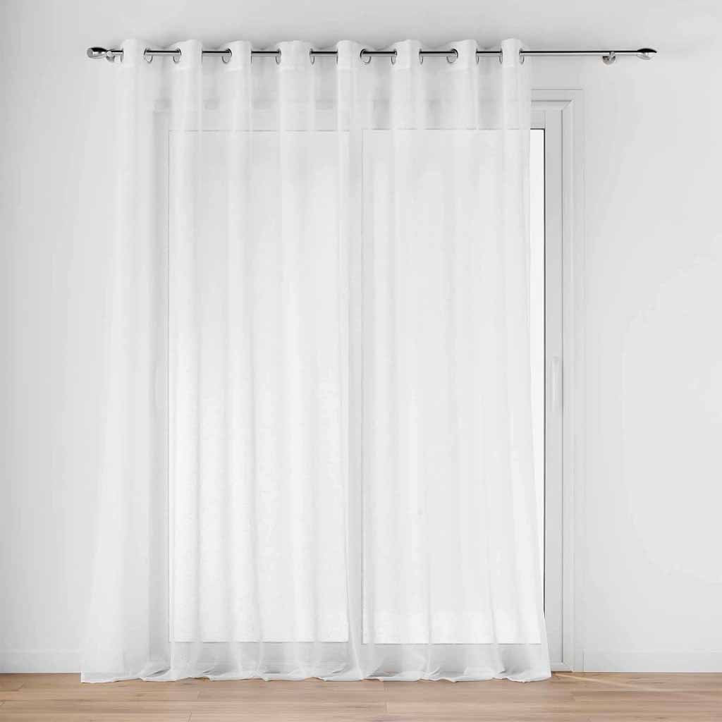 Panneau à oeillets 300x240cm voile tisse Carlin naturel 