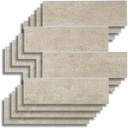 Credence adhésive 4 pièces 25x25cm Pierre naturel