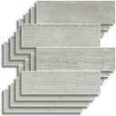 Credence adhésive 4 pièces 25x25cm Pierre gris