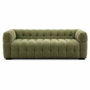 Sofa CASA 3 places vert H67xL215xP85cm khaki