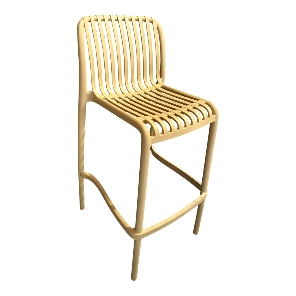 Chaise de bar  105*52,5*54 Jaune