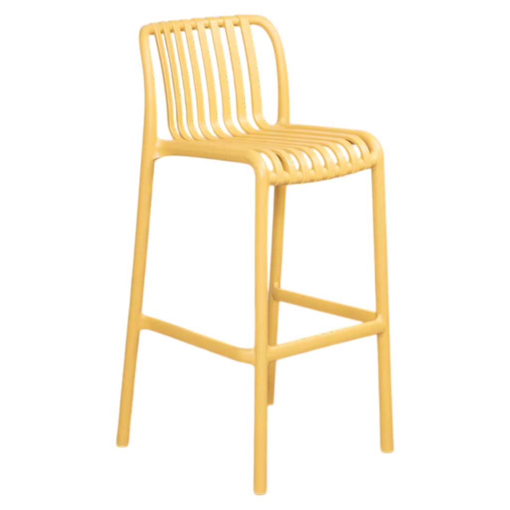 Chaise de bar  105*52,5*54 Jaune