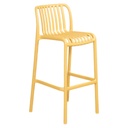 Chaise de bar  105*52,5*54 Jaune