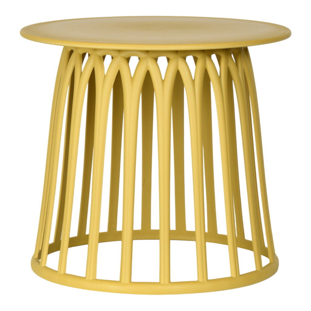 Table basse 44*49 Jaune
