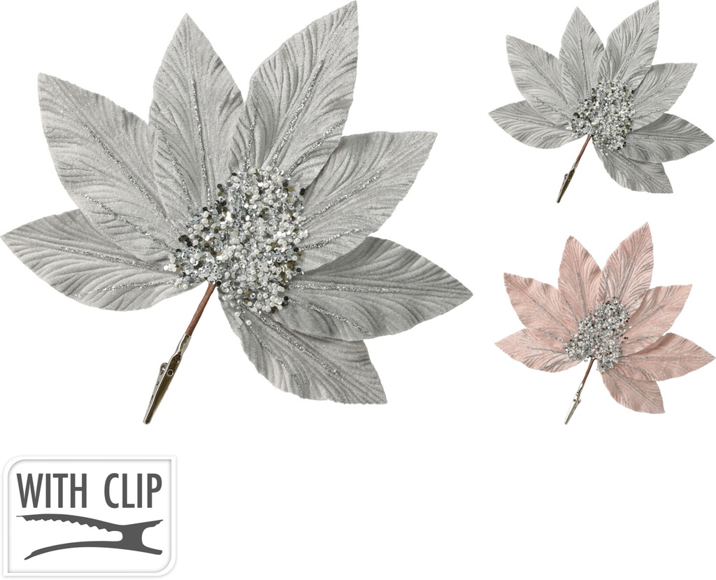 Feuille avec pince 25cm