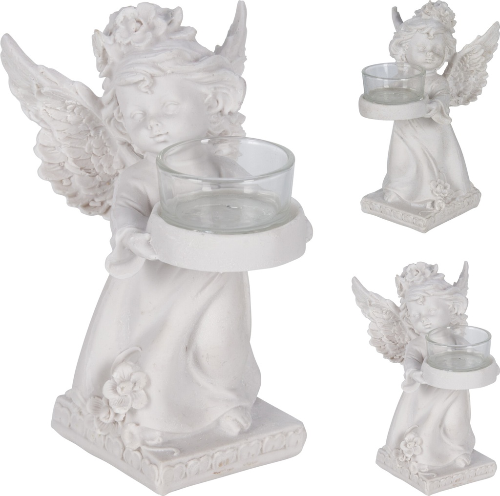 Porte bougie ange 17cm
