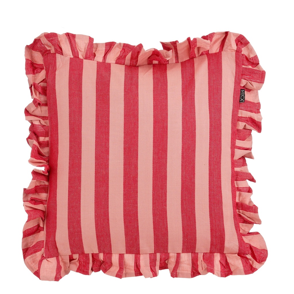 Coussin rose L45xl45xH10cm