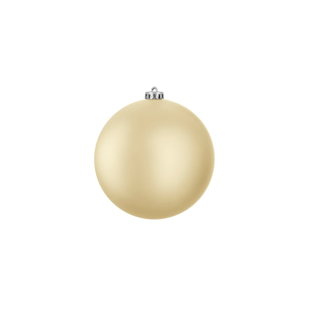 Boule incassable champagne mat diam:12cm  