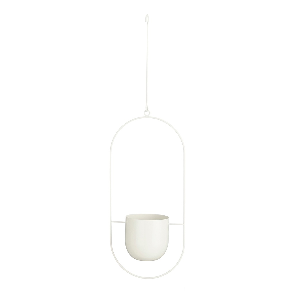 Pot à suspendre Dexter blanc cassé L24xP14,5xH84,5cm