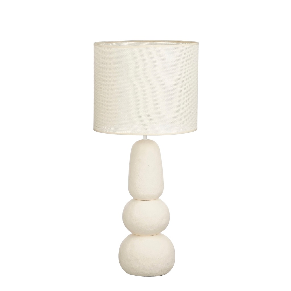 Lampe de table Menko crème 84cm de hauteur