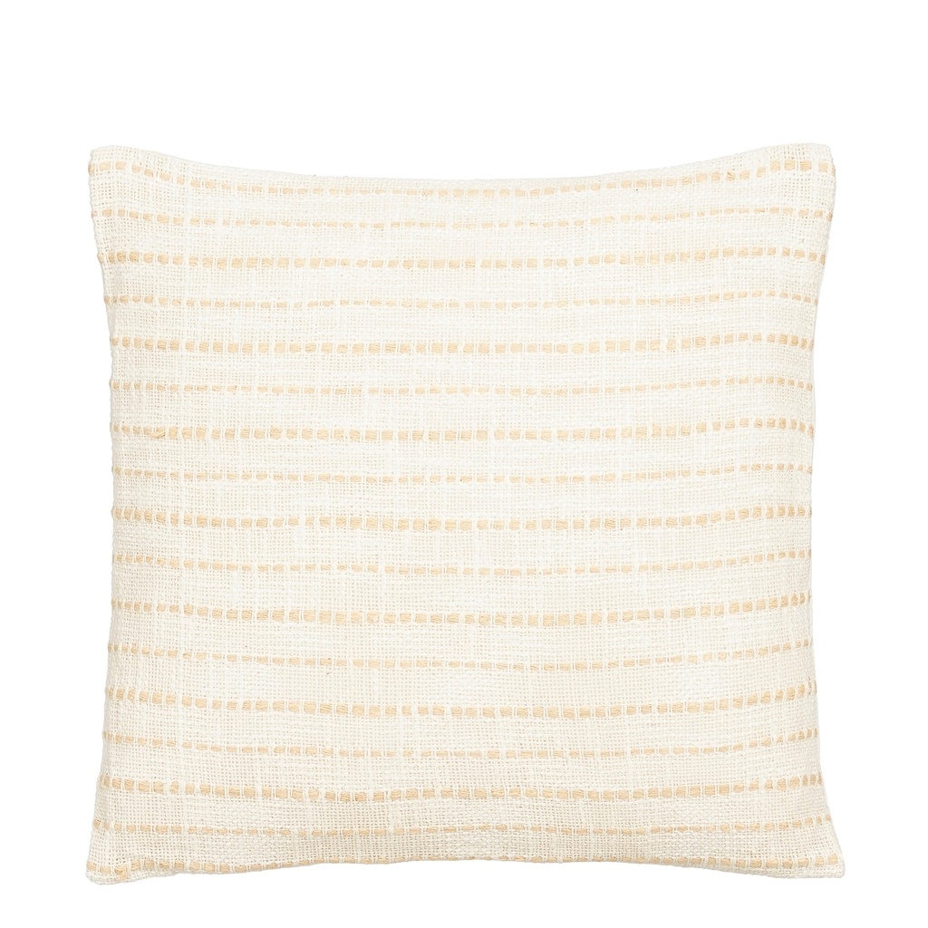 Coussin Ula jaune 45x45x10cm  