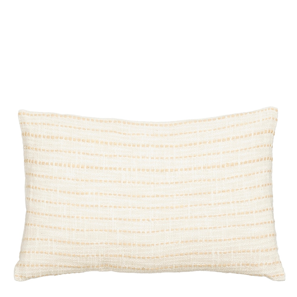Coussin ula jaune 55x35x10cm 