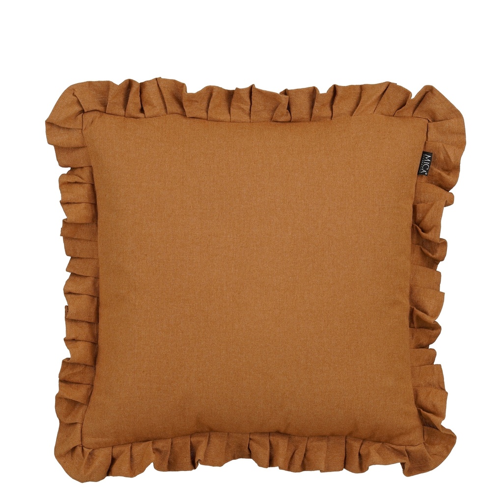 Coussin Pettal marron 45x45x10cm
