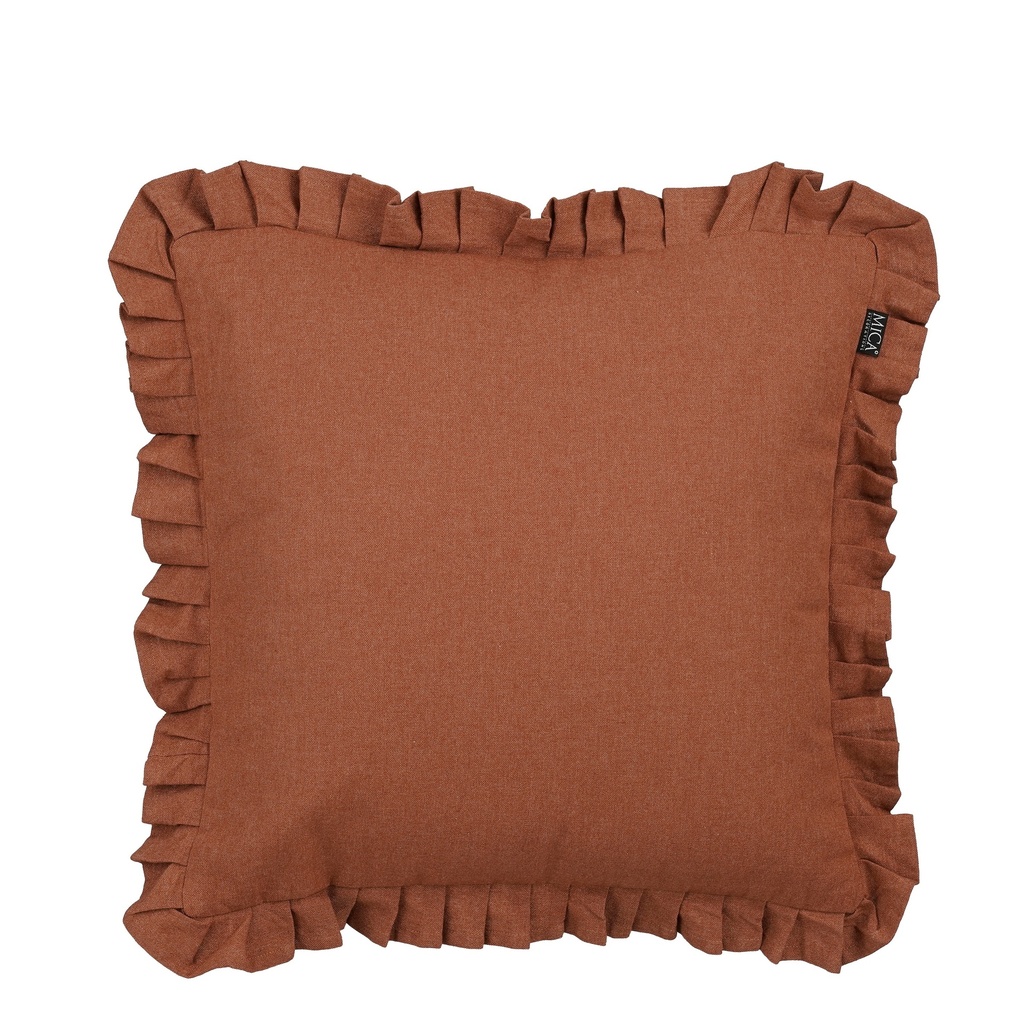 Coussin Pettal marron 45x45x10cm 
