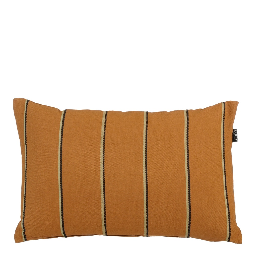 Coussin ligne marron 55x35x10cm