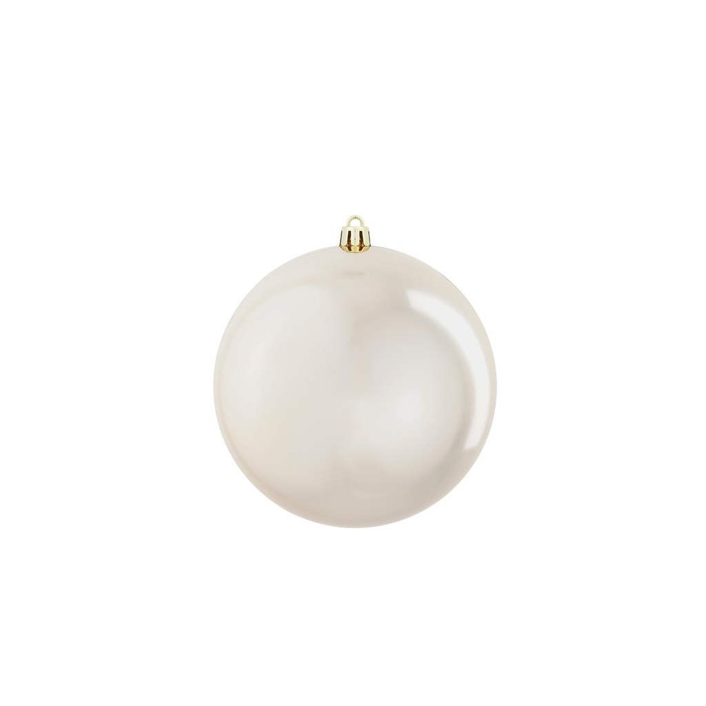 Boule incassable crème nacré diam:12cm 