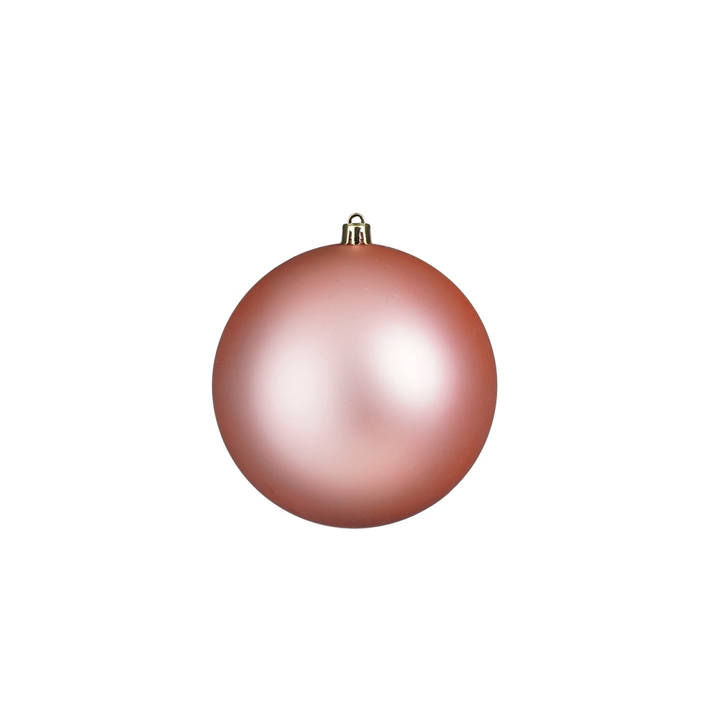 Boule incassable rose clair mat  diam:12cm 