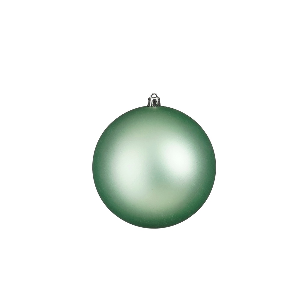 Boule incassable vert clair mat  diam:12cm  